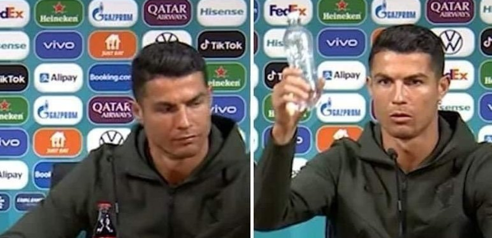 Η κίνηση του Ρονάλντο κόστισε 4 δισ. δολάρια στην Coca Cola (βίντεο) Η κίνηση του Ρονάλντο κόστισε 4 δισ. δολάρια στην Coca Cola (βίντεο)