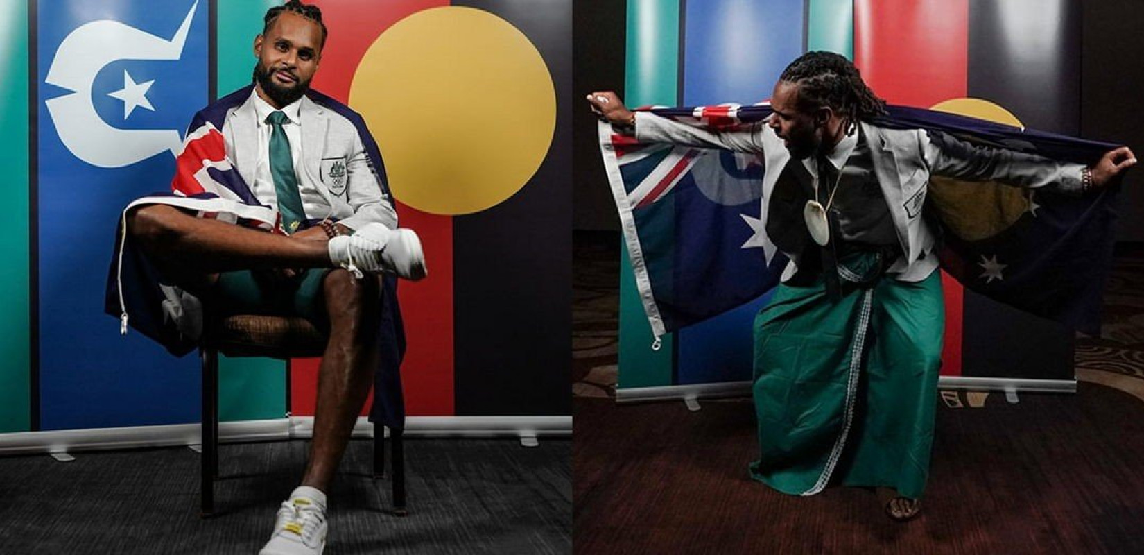 Οι ξεχωριστοί συμβολισμοί σημαιοφόρων στην τελετή έναρξης των Ολυμπιακών Αγώνων Οι ξεχωριστοί συμβολισμοί σημαιοφόρων στην τελετή έναρξης των Ολυμπιακών Αγώνων