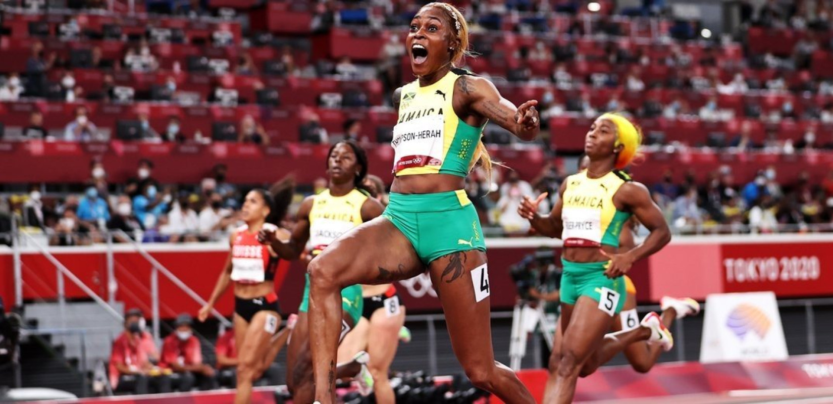 Στίβος: "Σφεντόνα" στον εκπληκτικό τελικό των 100 μέτρων η Τζαμαϊκανή Τόμπσον-Έρα (βίντεο)