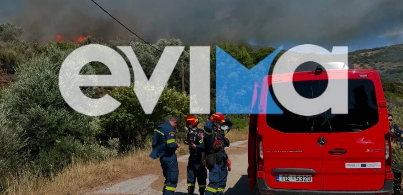 Φωτιά σε δάσος στον Αλμυροπόταμο Ευβοίας: Μήνυμα του 112 για ετοιμότητα, επιχειρούν και αεροπλάνα (φωτό + βίντεο)