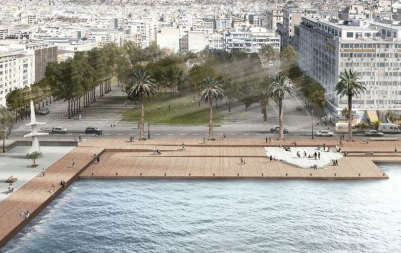 Θεσσαλονίκη: «Πράσινο φως» για ξύλινο ντεκ στην παλιά παραλία και ανάπλαση στην πλατεία Δημοκρατίας