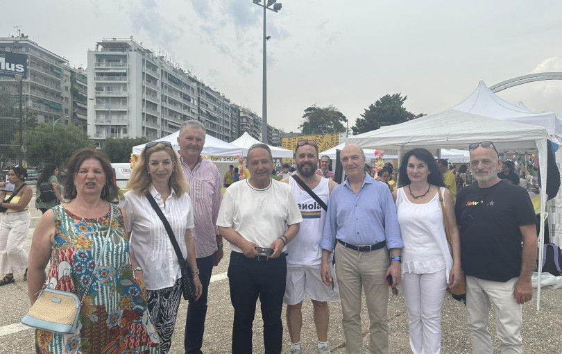 Ο Στέλιος Αγγελούδης στις εκδηλώσεις του Pride Ο Στέλιος Αγγελούδης στις εκδηλώσεις του Pride