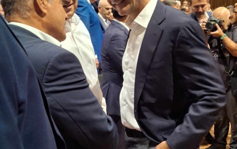 Τετ - α - τετ Μητσοτάκη Αγγελούδη στο Μέγαρο