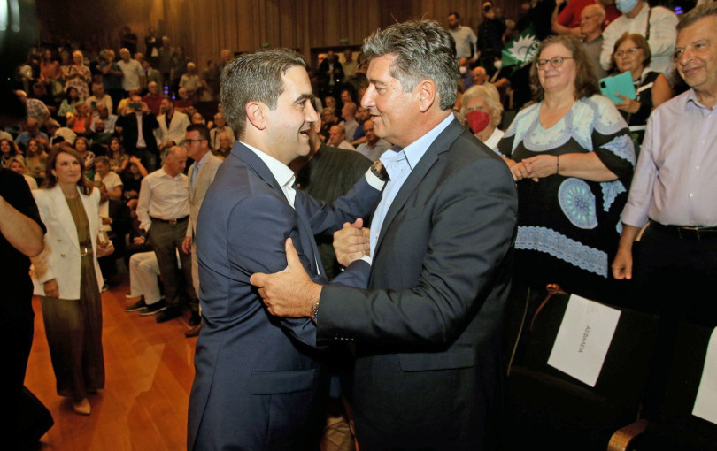 Στην εκδήλωση του Μιχάλη Κατρίνη ο σύζυγος της αείμνηστης Φώφης Γεννηματά