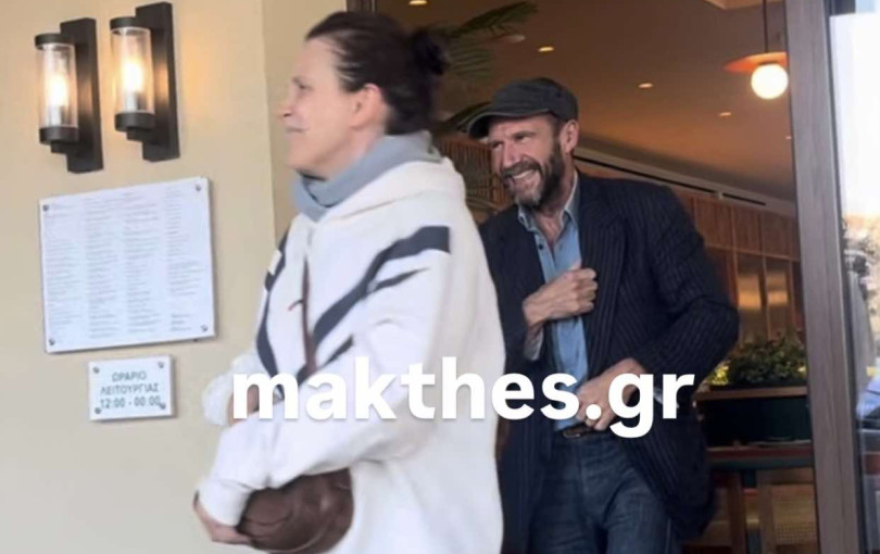 Για φαγητό στην Καλαμαριά Ζιλιέτ Μπινός και Ρέιφ Φάινς λίγο πριν το Φεστιβάλ Κινηματογράφου (φωτ.)