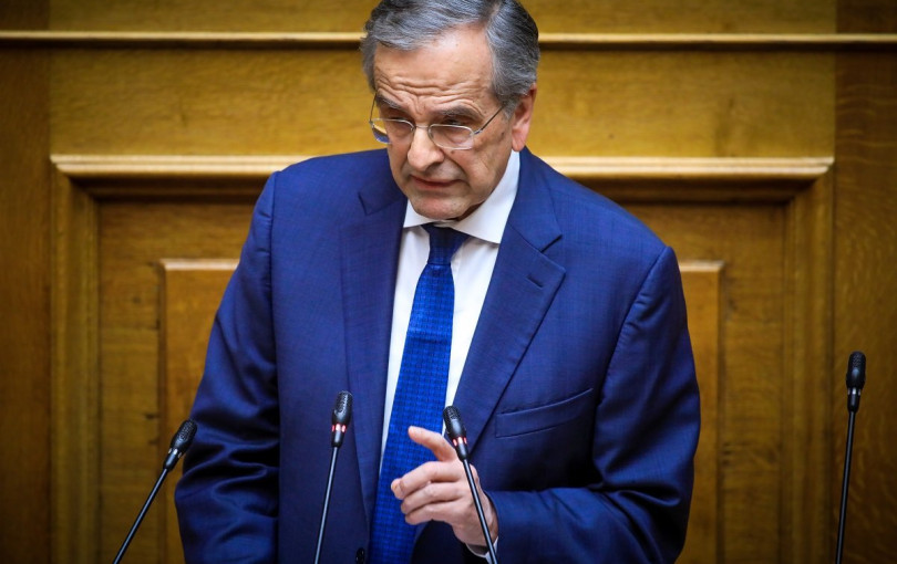 Αιχμές Σαμαρά για Μητσοτάκη από το βήμα της Βουλής