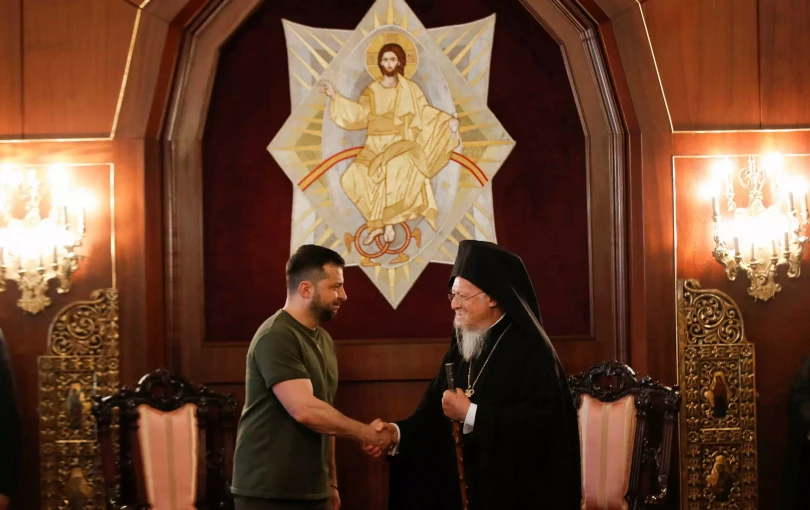 Τουρκία: Κοινό μήνυμα για ειρήνη και ενότητα  απηύθυναν, Βαρθολομαίος και  Βολοντίμιρ Ζελένσκι