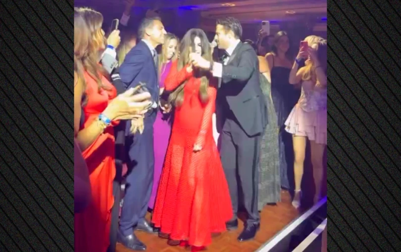 Η πρέσβης τα... σπάει, πρώτο τραπέζι πίστα