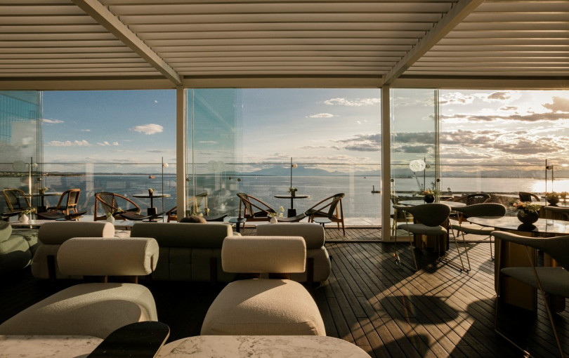 OΝ Rooftop: Πανοραμική θέα στο Θερμαϊκό Κόλπο και τη Θεσσαλονίκη, από τον όγδοο όροφο του ξενοδοχείου “OΝ Residence”