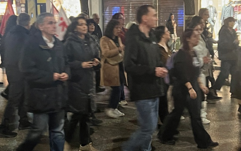 Στην πορεία και ο Τσακαλώτος