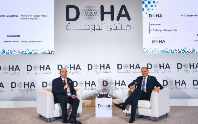Γ. Γεραπετρίτης από Κατάρ: «Η Ελλάδα έχει εξελιχθεί σε ενεργειακό κόμβο τα τελευταία έξι χρόνια, με τρόπο εντυπωσιακό»