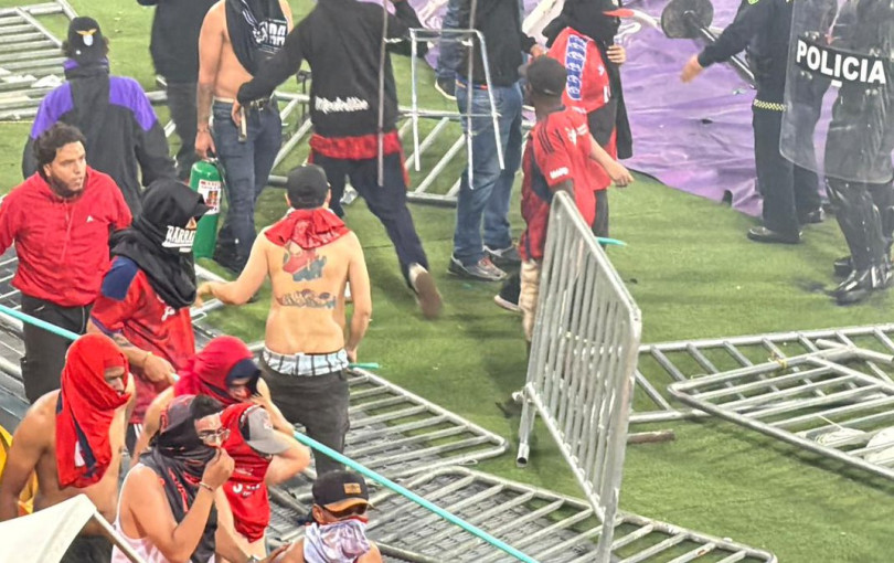 Χάος στην Κολομβία: Άγρια επεισόδια στον τελικό κυπέλλου (βίντεο)