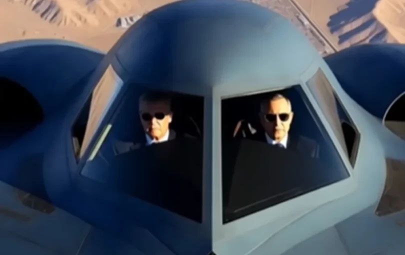 Απίστευτο βίντεο ΑΙ: Συγκυβερνήτης με τον Τραμπ σε βομβαρδιστικό B-2 ο Νετανιάχου - To μήνυμά του στο Ιράν