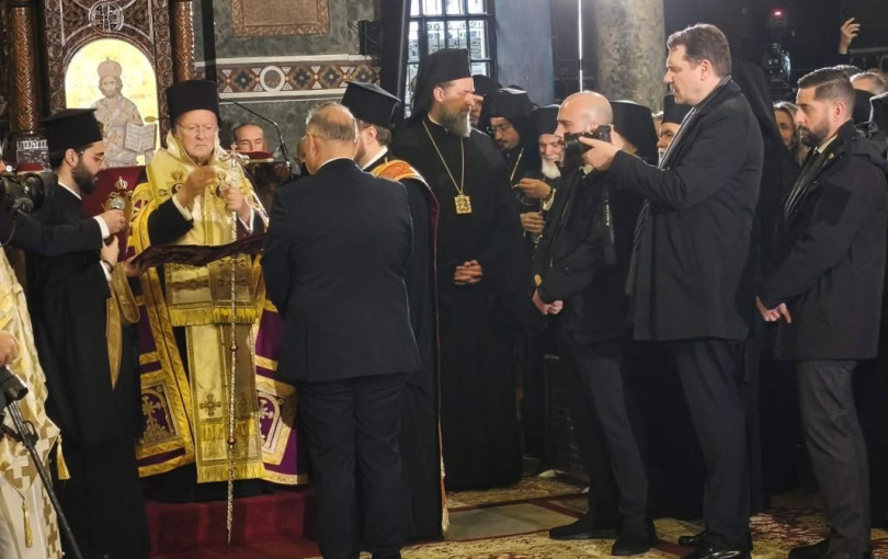 Θεσσαλονίκη: Άρχοντας του Οικουμενικού Πατριαρχείου αναγορεύτηκε ο Στέλιος Αγγελούδης (βίντεο)