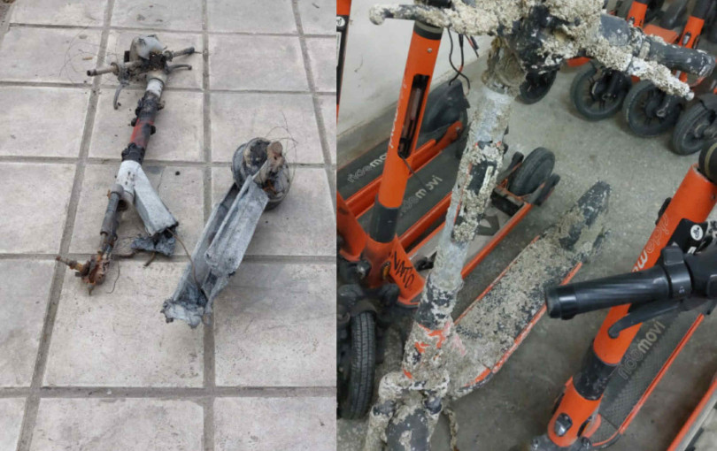 Θεσσαλονίκη: Καίνε, σπάνε και πετούν ηλεκτρικά πατίνια στον Θερμαϊκό - Εκτός ελέγχου τα περιστατικά βανδαλισμού