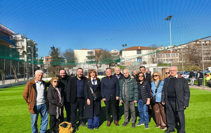 Θεσσαλονίκη: Παραδόθηκε το γήπεδο 5Χ5 στην Τριανδρία - «Ανταμοιβή μας το χαμόγελο των παιδιών» λέει ο Αγγελούδης