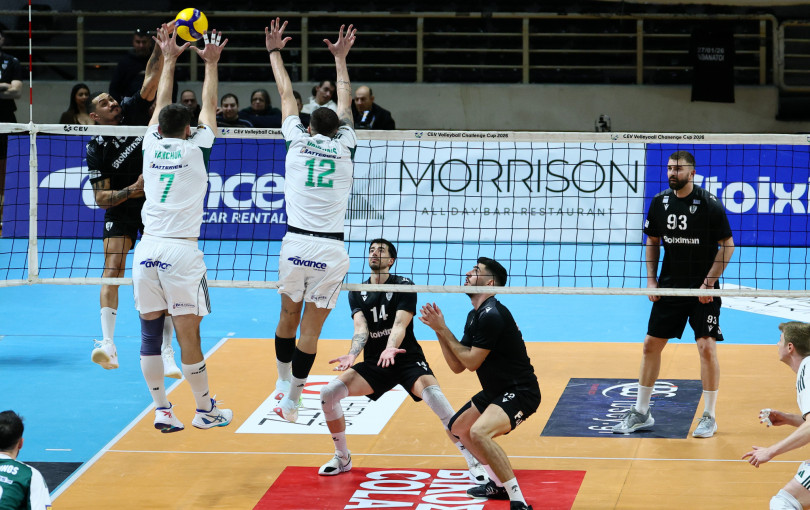 Βόλεϊ: Μισή δουλειά ο ΠΑΟΚ, 3-2 τον Παναθηναϊκό στην Πυλαία (βίντεο)