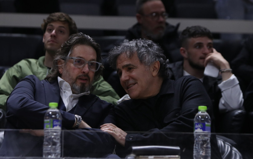 Μπάσκετ: Τρινκιέρι και Μυστακίδης παρακολουθούν μαζί το ΠΑΟΚ - Περιστέρι (βίντεο)