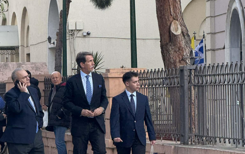 Συνάντηση του Μητροπολίτη Θεσσαλονίκης με τον Παύλο Ντε Γκρες ο οποίος από αύριο θα είναι στο Άγιο Όρος