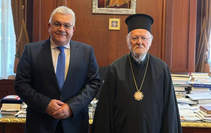 Ν. Παπαϊωάννου: «Βαθιά και ιστορική η σχέση της πατρίδας μας με το Οικουμενικό Πατριαρχείο και τον Ελληνισμό της Πόλης»