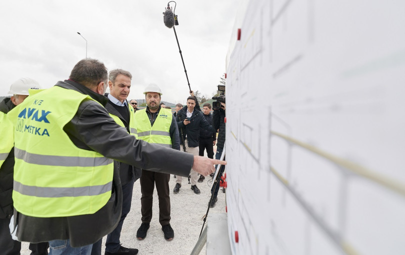 Επίσκεψη του πρωθυπουργού στο εργοτάξιο του Flyover - «Μιλάμε για μια διαφορετική Θεσσαλονίκη»