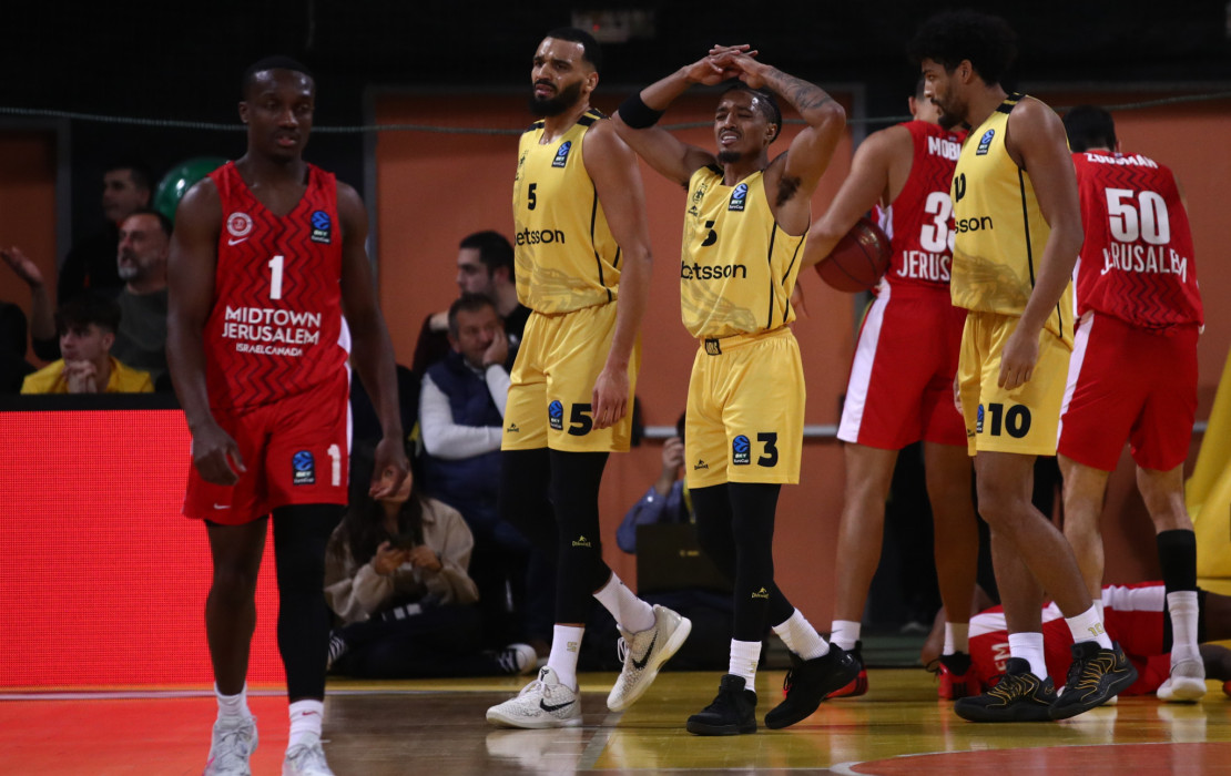 Μπάσκετ: Βαριά ήττα του Άρη από τη Χάποελ Ιερουσαλήμ στο Αλεξάνδρειο