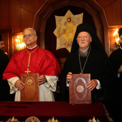 Κοινή Δήλωση Πατριάρχη – Πάπα: Η πίστη στο Σύμβολο της Νίκαιας αποτελεί κοινό τόπο – Τα επόμενα βήματα των δύο Εκκλησιών