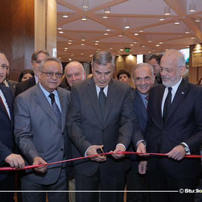 «Ο Μέγας Αλέξανδρος πίσω στην Αίγυπτο»: Εγκαινιάστηκε έκθεση με έργα του Μ. Βαρλάμη στη Βιβλιοθήκη της Αλεξάνδρειας