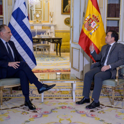 Συνάντηση Γεραπετρίτη - Albares στη Μαδρίτη: Κοινό μέτωπο για τη στρατηγική αυτονομία της Ευρώπης