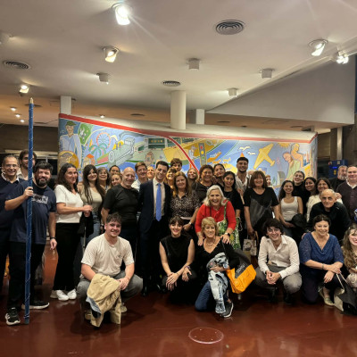 Η φλόγα της Ελευθερίας άναψε στην Εθνική Βιβλιοθήκη της Αργεντινής για την 25η Μαρτίου