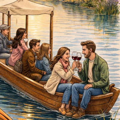 Σάββατο του Λαζάρου με Οινοβαρκάδα στη Λίμνη Κερκίνη