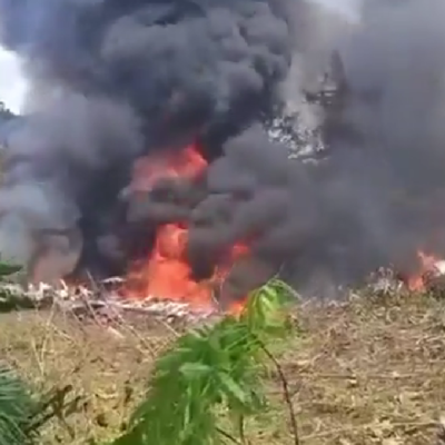 Τραγωδία στην Κολομβία: Συνετρίβη αεροσκάφος C-130 με περισσότερους από 110 επιβαίνοντες (βίντεο)